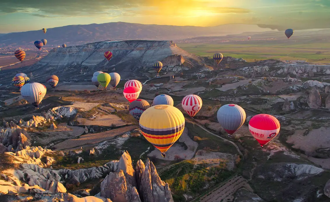 Watch The Sunset In Cappadocia, Turkey